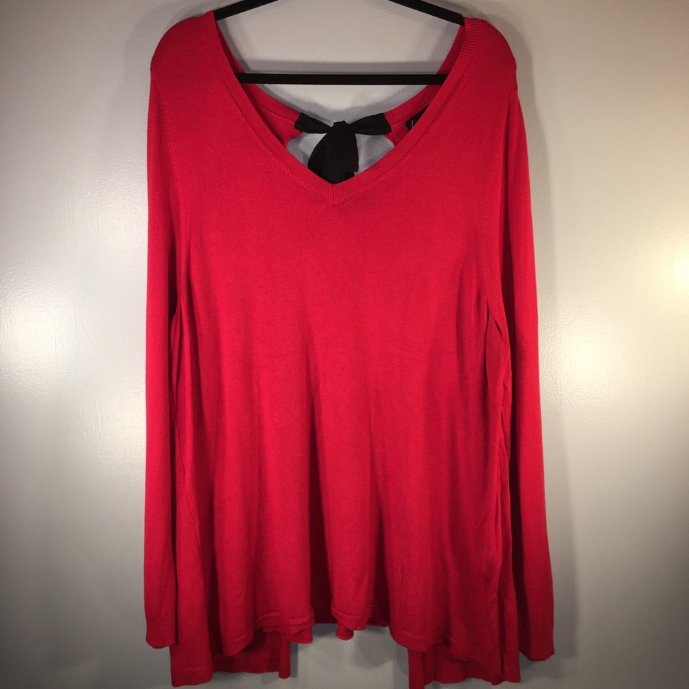 Lane Bryant Layered Tie-Back Sweater Size 18/20 FINAL PRICE